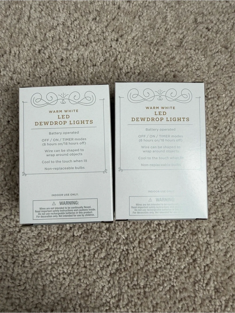Wondershop LED Dewdrop Lights Warm White
